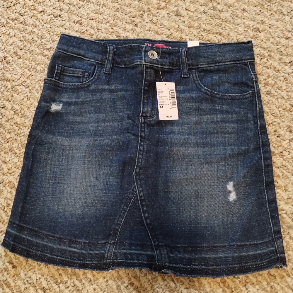 Place Dark Blue Denim Mini Skirt